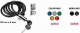 LU 61 Lucchetto a spirale Metal 120 cm x 8 mm color